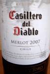 Label Casillero Merlot